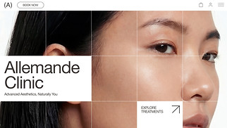 All website templates - Aesthetic Medical Clinic (Soft)