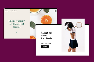 Image of a recreation sports website